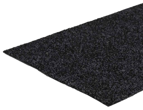 Schodové rohože samolepicí 15 ks 60 x 25 cm tmavě šedé obdélníkové 326913