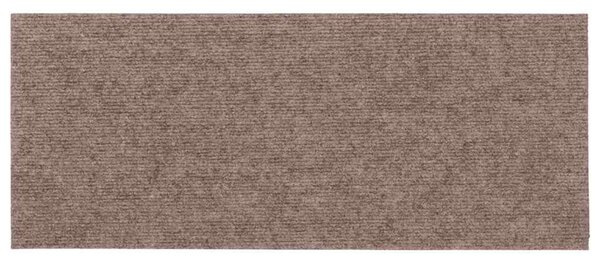 Schodové rohože samolepicí 15 ks 60 x 25 cm světle hnědé obdélníkové 326912