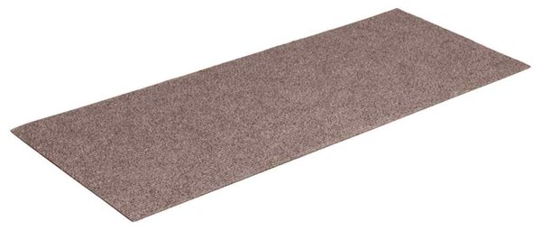 Schodové rohože samolepicí 15 ks 60 x 25 cm světle hnědé obdélníkové 326912