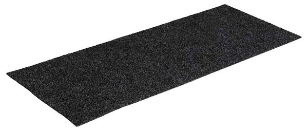 Schodové rohože samolepicí 15 ks 60 x 25 cm tmavě šedé obdélníkové 326913