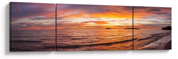 Obraz - Západ slunce (170x50 cm)