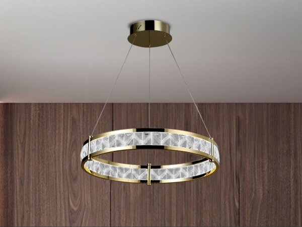 LED Stmívatelný lustr na lanku ENRIQUE LED/40W/230V 3000-6000K +dálkové ovládání