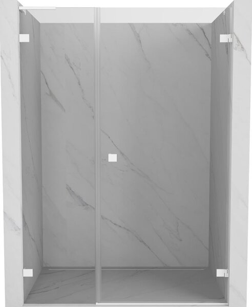 Mexen Lunar-B L sprchové dveře pravé 120 cm, transparentní, bílé - 832SL-120-050-20-00-P