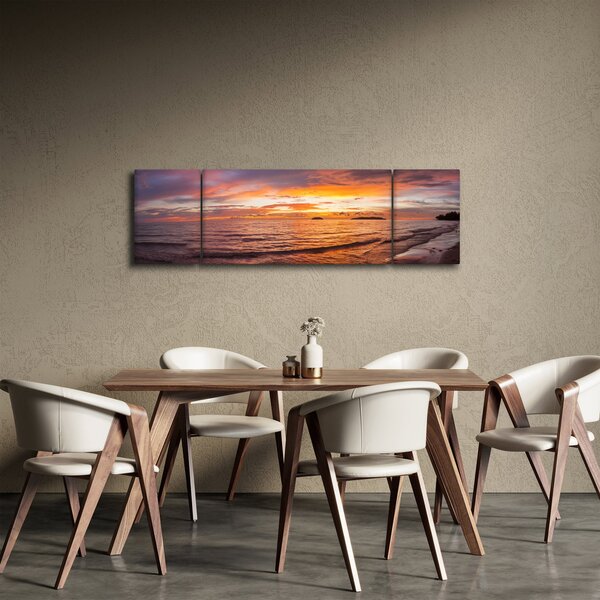Obraz - Západ slunce (170x50 cm)