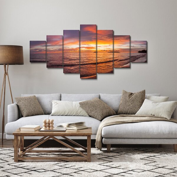 Obraz - Západ slunce (210x100 cm)