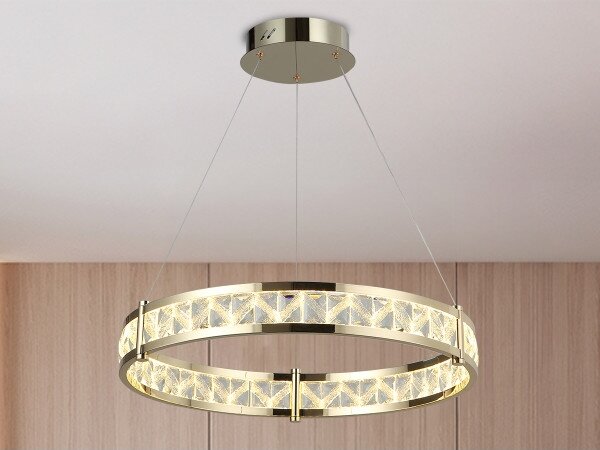 LED Stmívatelný lustr na lanku ENRIQUE LED/55W/230V 3000-6000K +dálkové ovládání