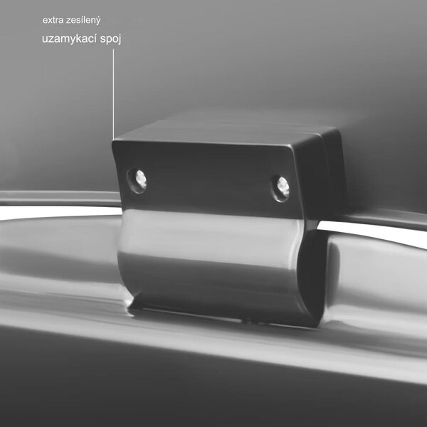 FurniGO Bezdotykový odpadkový koš s USB 40l - černý