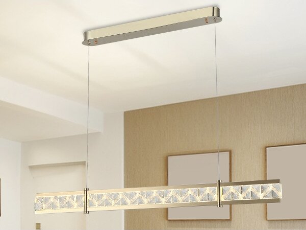 LED Stmívatelný lustr na lanku ENRIQUE LED/20W/230V 3000-6000K +dálkové ovládání