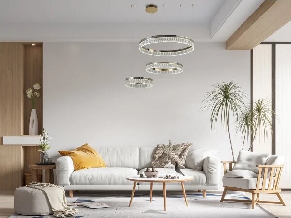 LED Stmívatelný křišťálový lustr na lanku THALIA LED/120W/230V 3000-6000K + DO