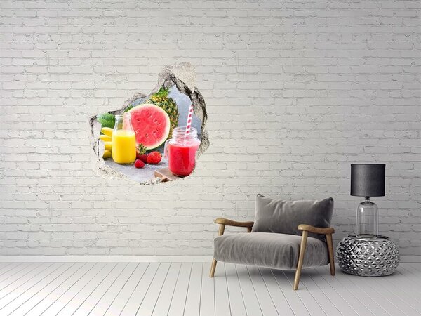 Nálepka 3D díra Ovocný koktejl nd-p-192029449