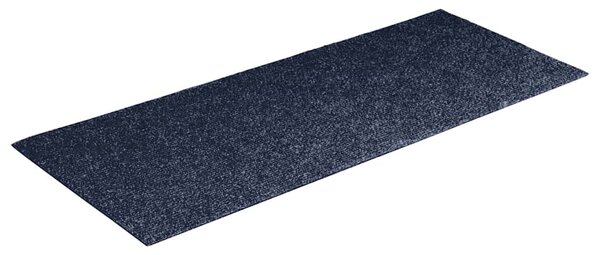 Schodové rohože samolepicí 15 ks 60 x 25 cm šedomodré obdélníkové 326917