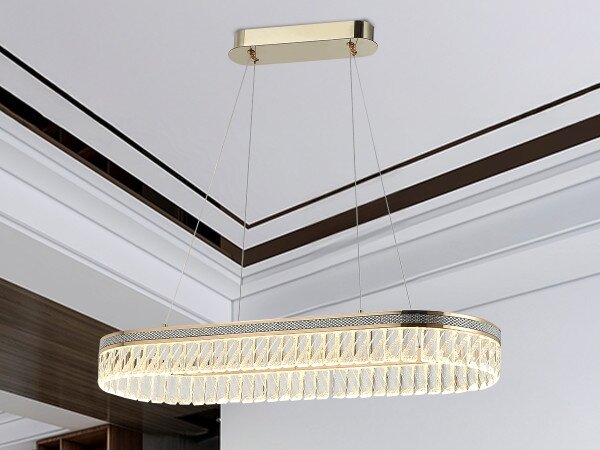 LED Stmívatelný křišťálový lustr na lanku THALIA LED/50W/230V 3000-6000K + DO