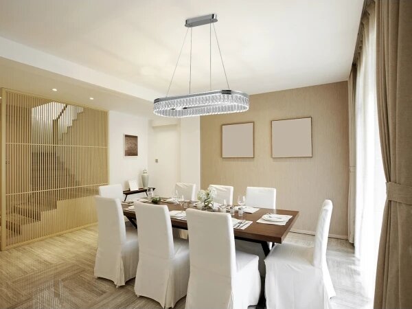 LED Stmívatelný křišťálový lustr na lanku THALIA LED/50W/230V 3000-6000K + DO