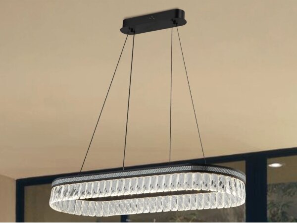 LED Stmívatelný křišťálový lustr na lanku THALIA LED/50W/230V 3000-6000K + DO