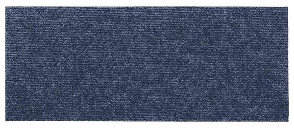 Schodové rohože samolepicí 15 ks 60 x 25 cm šedomodré obdélníkové 326917