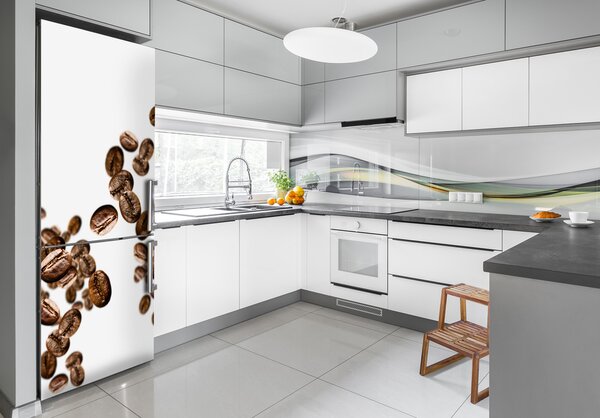 Nálepka na ledničku samolepící Zrnka kávy FridgeStick-70x190-f-68369334