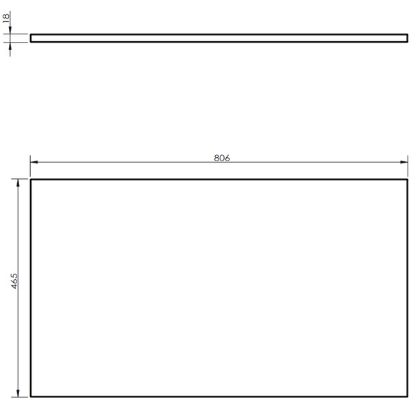 Mexen Orio, koupelnová skříňka 80 cm s horní částí, 1 zásuvka, grafitová matná, 91A10-08023-1-BFC66