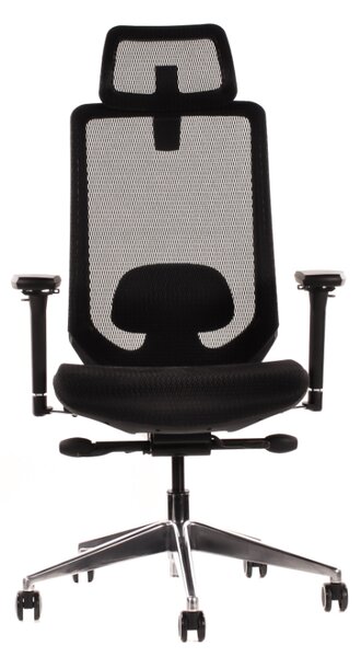 Kancelářská ergonomická židle AIR PLUS — černá