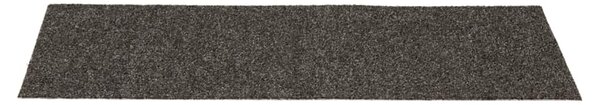 Schodové rohože samolepicí 15 ks 60 x 25 cm antracitové obdélníkové 326920