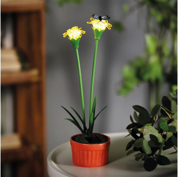 LED Solární svítidlo LED/1,2V 200 mAh IP44 květina