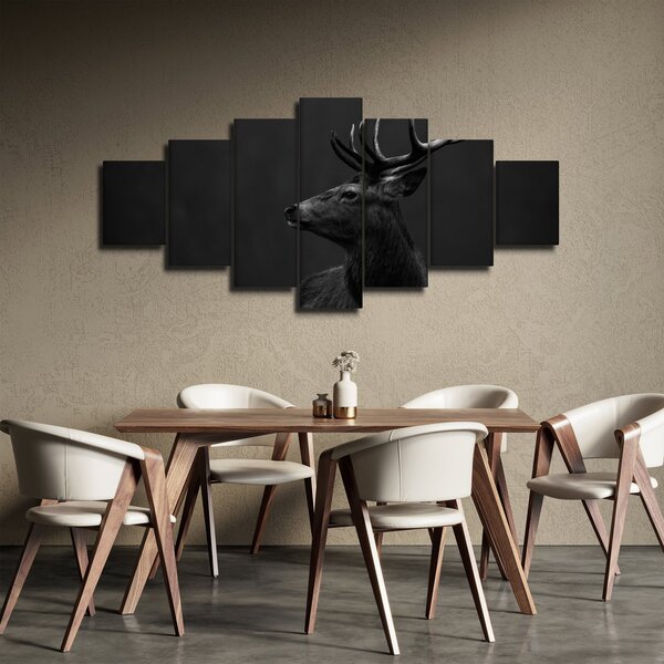 Obraz - Portrét jelena (210x100 cm)