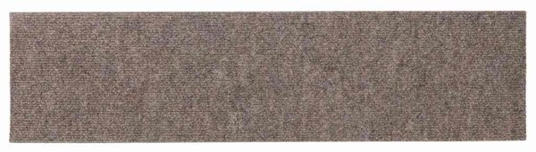 Schodové rohože samolepicí 15 ks 76 x 20 cm béžové obdélníkové 326933