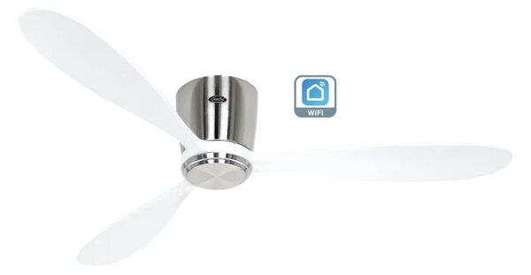 CasaFan 313289W Eco Plano Wood WiFi, bílá, stropní ventilátor