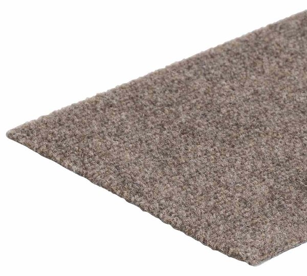 Schodové rohože samolepicí 15 ks 76 x 20 cm béžové obdélníkové 326933