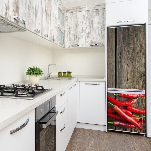Nálepka na ledničku fototapeta Chilli papričky FridgeStick-70x190-f-119501609