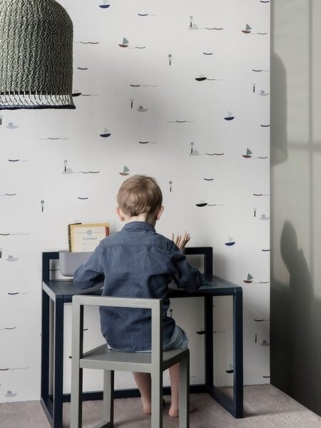 Ferm Living 1104267010 Psací stůl Little Architect žlutý