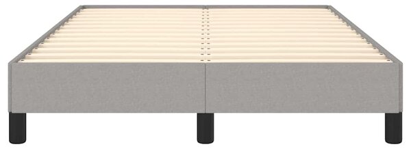 Rám postele bez matrací světle šedá 120x190 cm textil 3269605