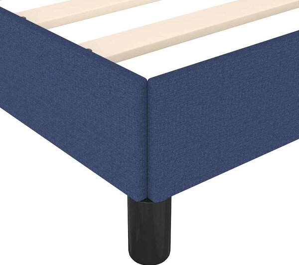 Rám postele bez matrací modrá 120x190 cm textil 3269611