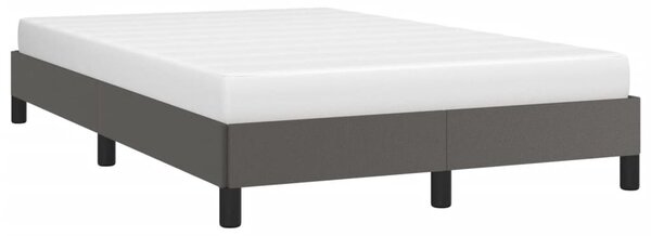 Rám postele bez matrace šedý 120x190 cm umělá kůže 3269623