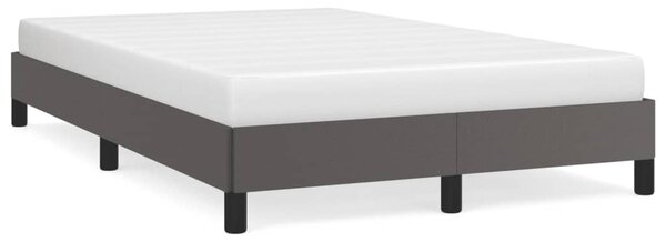 Rám postele bez matrace šedý 120x190 cm umělá kůže 3269623