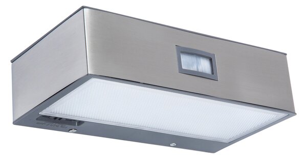 LUTEC Venkovní LED nástěnné solární osvětlení s čidlem BRICK, 2W, denní bílá, IP44 6908501308