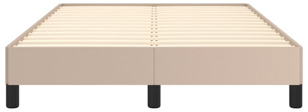 Rám postele bez matrace cappuccino 120x190 cm umělá kůže 3269624