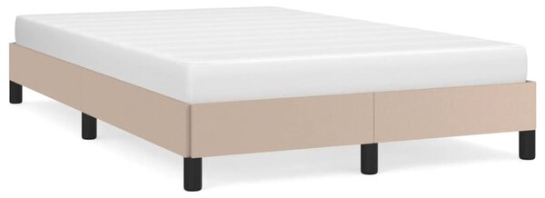 Rám postele bez matrace cappuccino 120x190 cm umělá kůže 3269624