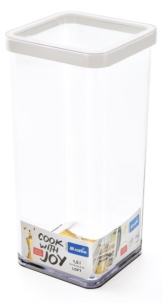 ROTHO LOFT dóza na potraviny 1,5 L - bílá