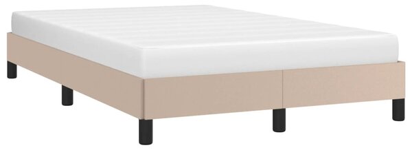 Rám postele bez matrace cappuccino 120x190 cm umělá kůže 3269624
