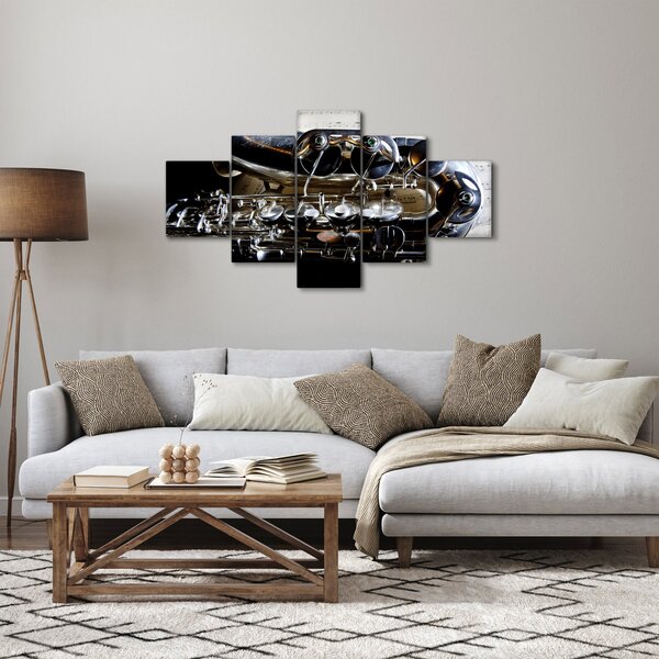 Obraz - Saxofon (125x70 cm)