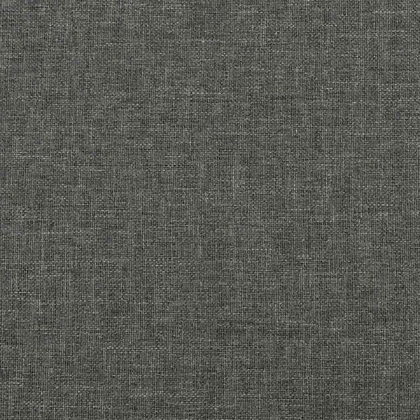Rám postele bez matrací tmavě šedá 120x190 cm textil 3269632