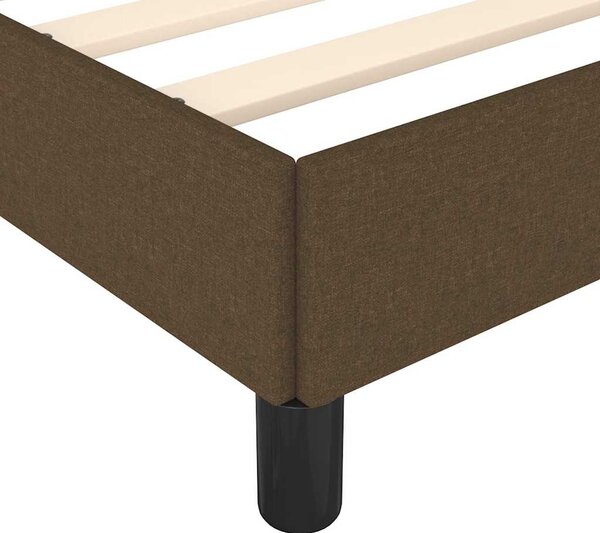 Rám postele bez matrací tmavě šedá 120x190 cm textil 3269634