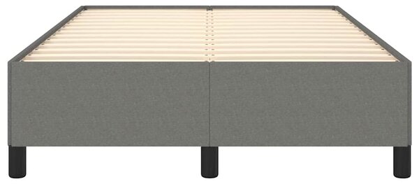Rám postele bez matrací tmavě šedá 120x190 cm textil 3269632