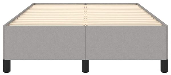 Rám postele bez matrací světle šedá 120x190 cm textil 3269631
