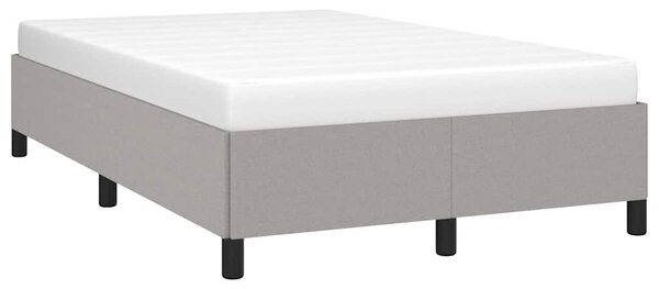 Rám postele bez matrací světle šedá 120x190 cm textil 3269631