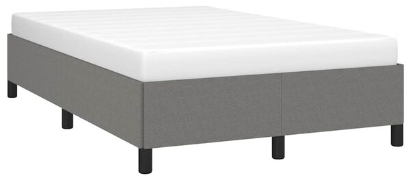 Rám postele bez matrací tmavě šedá 120x190 cm textil 3269632