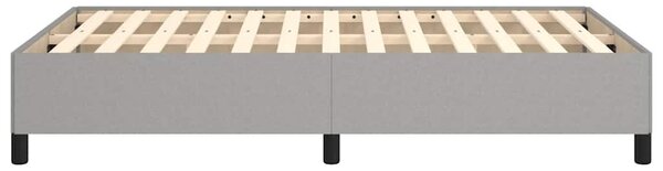 Rám postele bez matrací světle šedá 120x190 cm textil 3269631