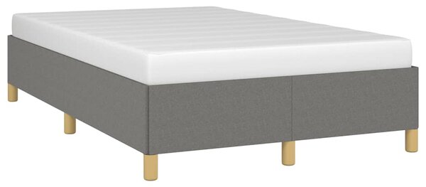 Rám postele bez matrací tmavě šedá 120x190 cm textil 3269639