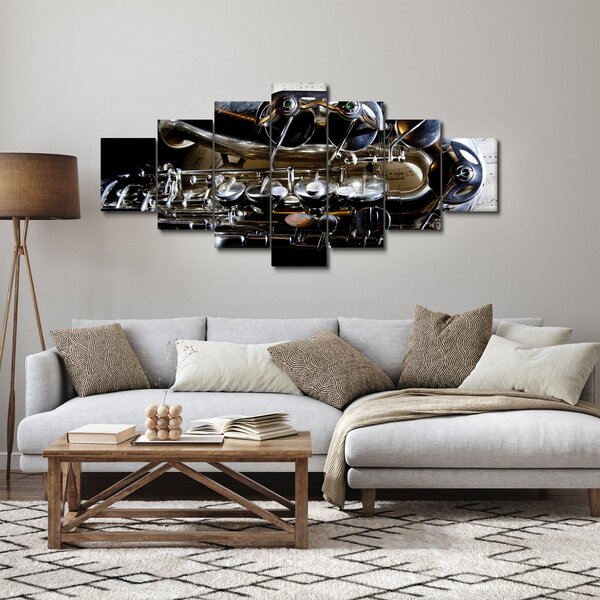 Obraz - Saxofon (210x100 cm)