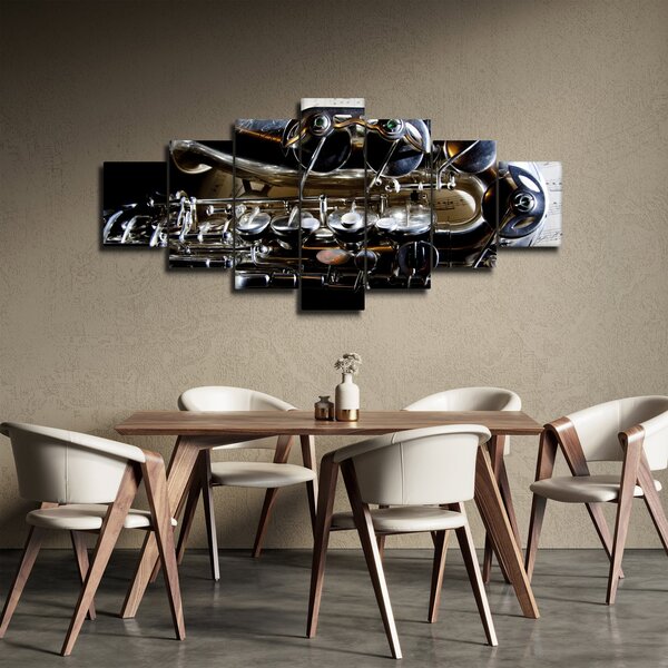 Obraz - Saxofon (210x100 cm)